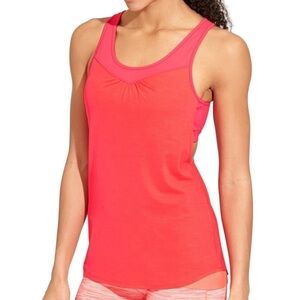 Athleta Gel Mesh Supercharged Tank In Coral NWOT